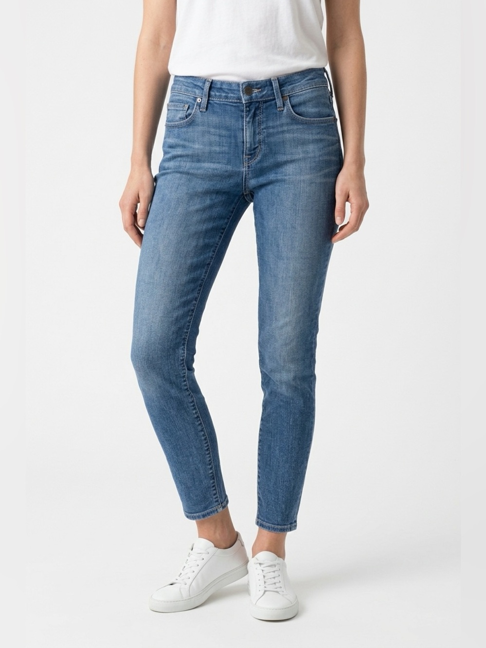 Rich & Skinny low-midrise jeans